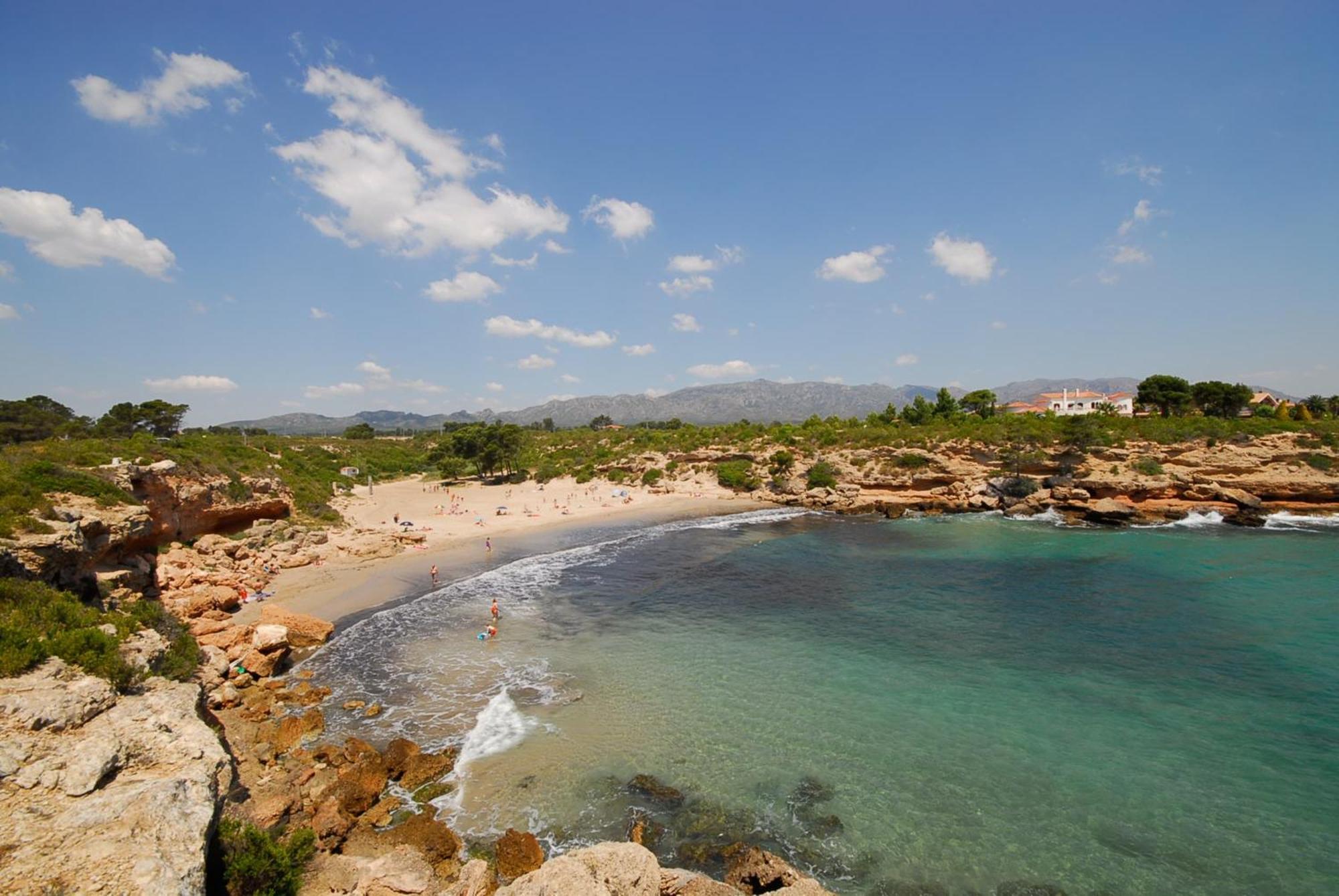 Encantador Apartamento Gaviotas Cerca De La Playa Appartement Calafat Buitenkant foto