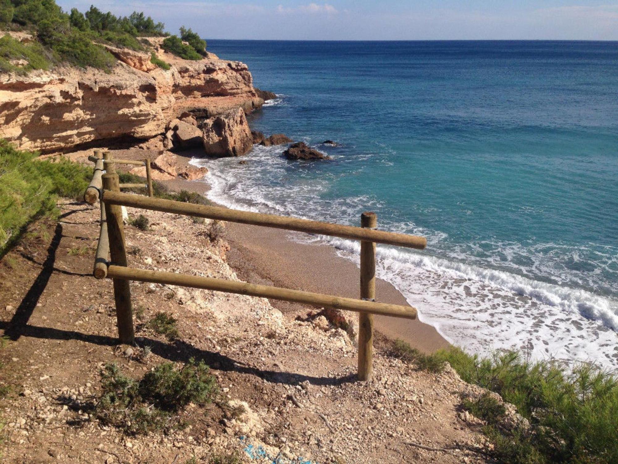 Encantador Apartamento Gaviotas Cerca De La Playa Appartement Calafat Buitenkant foto